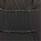Anne Klein Size 8-M Women's Dark Green Solid Fit And Flare Dress