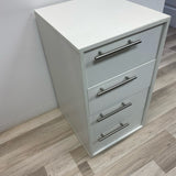 White Cabinet with 4 drawers