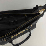 Coach Black Pebbled Leather Satchel Handbag