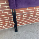 Purple Velvet Queen Headboard