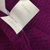 Lilly Pulitzer Size Xl Women's Purple Solid Open Front Sweater