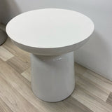West Elm Side White Metal Table