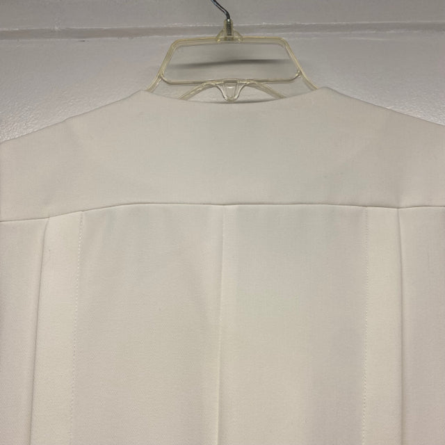 XOXO Women's Size M White Solid Zip Up Vest