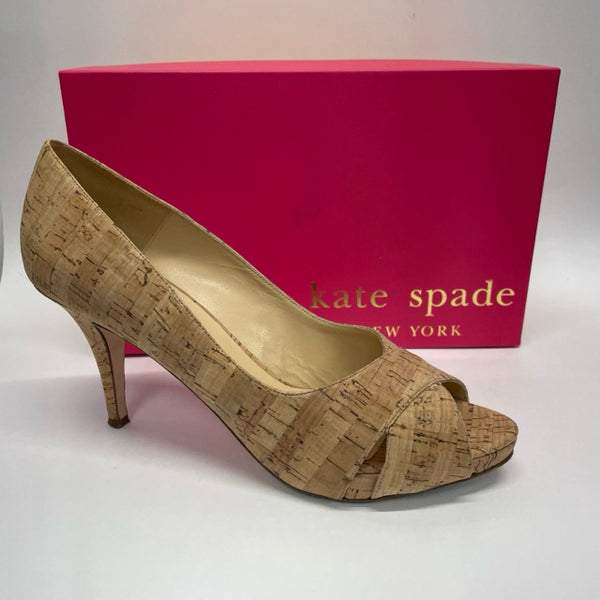 Kate Spade Size 10 Women's Tan Cork Pump Shoes