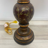 Table Top Copper- Floral  Lamp