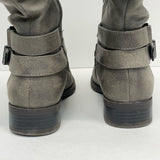 White Mountain Size 6 Women's Gray Distressed Tall Boots