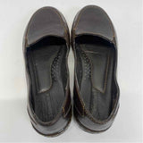 Born Size 37-6.5 Women's Bronze Pebbled Slip On Shoes