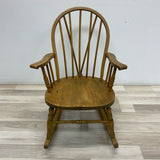 Abernathy Children's Brown Wood Rocking Chair