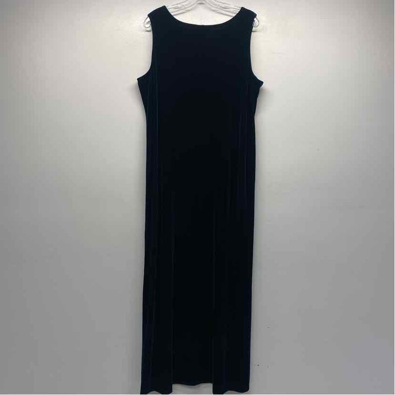 Coldwater Creek Size Xl Women's Green Solid Maxi Dress