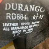 Durango Size 6.5 Women's Brown Distressed Ankle Boots Booties