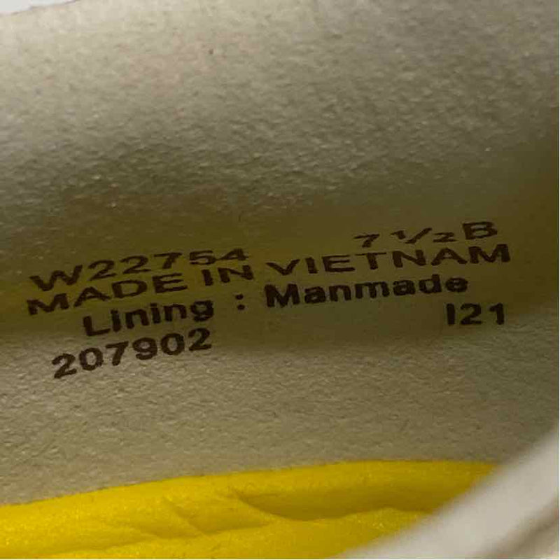 Cole Haan Size 7.5 Women's Beige-White Patchwork Lace Up Sneakers
