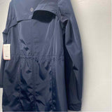 Mondetta Women's Size M Navy Solid Rain Coat