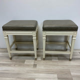 Wexford Beige Wood Counter Height Stool