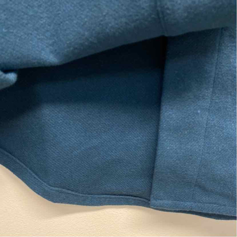 Anian Women's Size L Blue Solid Button Up Jacket