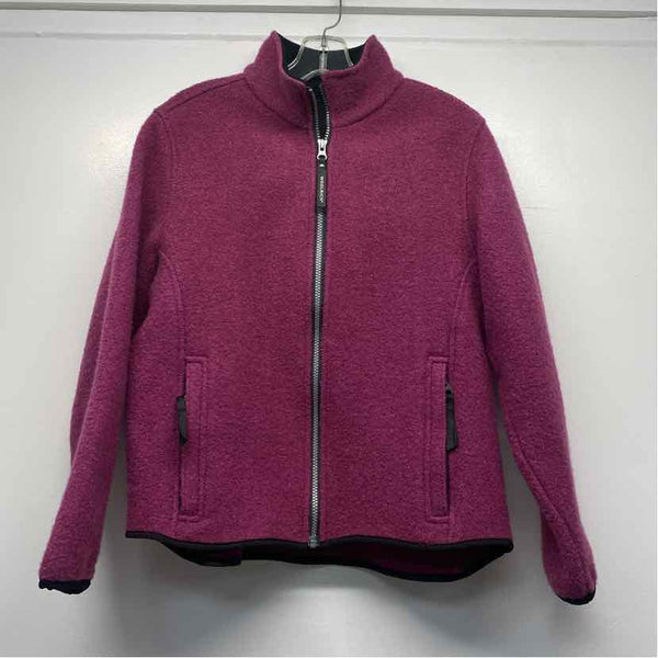Woolrich Women's Size M Purple Solid Zip Mock Neck Jacket