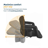 Alpcour Black Reclining Stadium Seat- Backpack