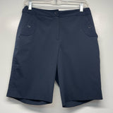 EP Pro Size 4 Women's Navy Solid Golf Shorts Activewear Pants