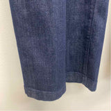 Chico's Size 2.5-14 Women's Blue Solid Trouser Jeans