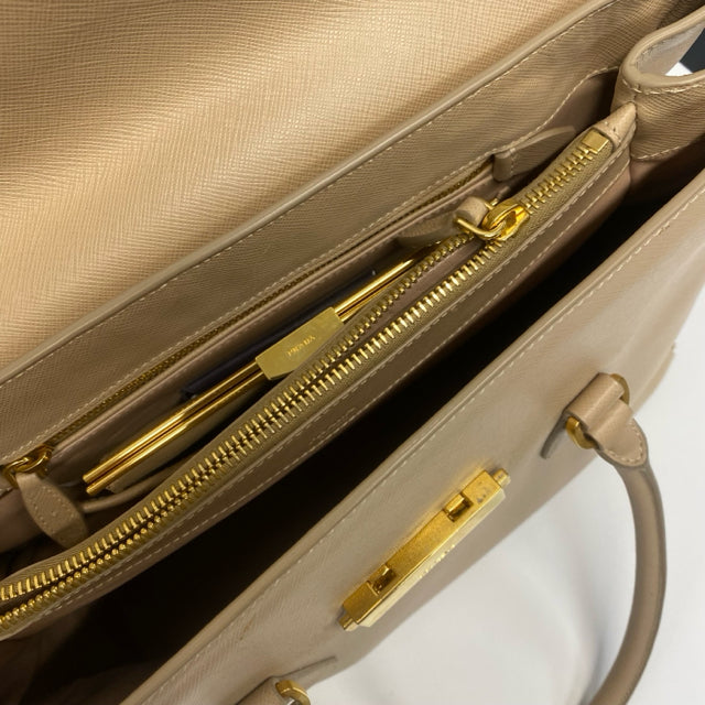Prada Pattina BN2229 Sabia  Saffiano Lux Handbag