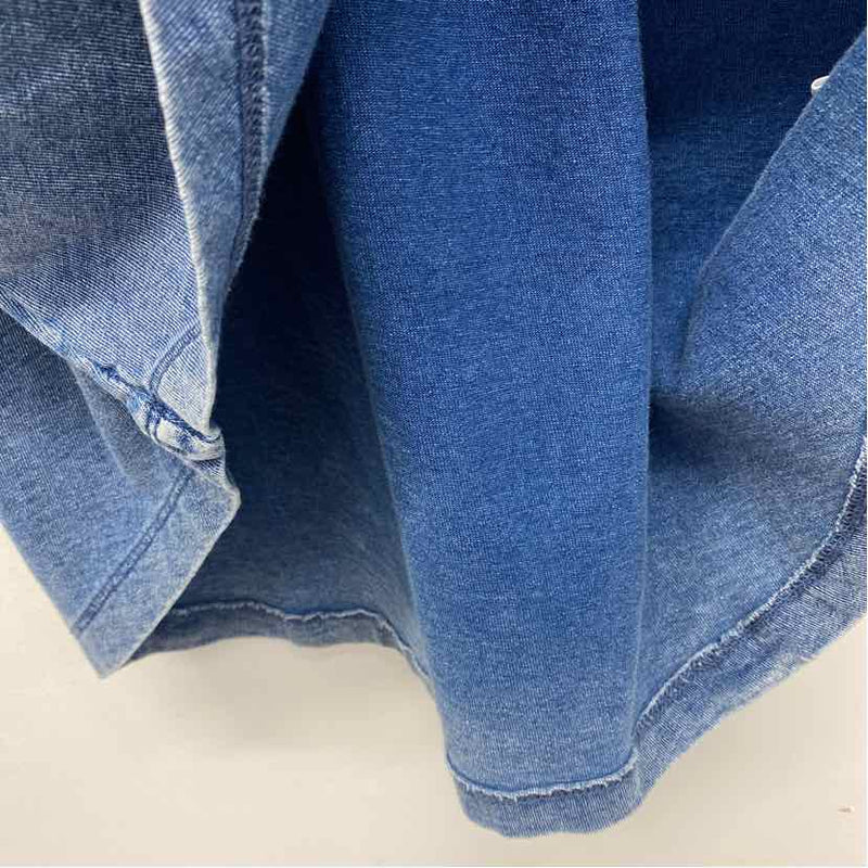 Billy T Size L Women's Blue Tweed T-Shirt Dress