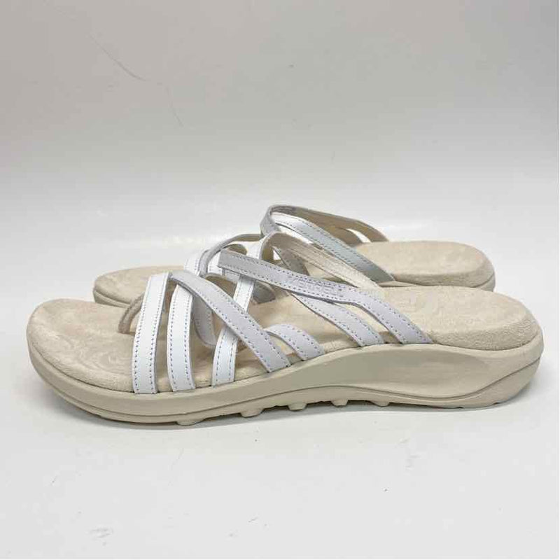 Merrell Size 7 Women's White Solid Strappy Sandals