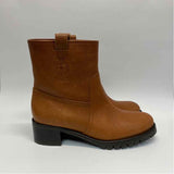 Polo Ralph Lauren Size 39-8.5 Women's Brass Solid Pull On Boots