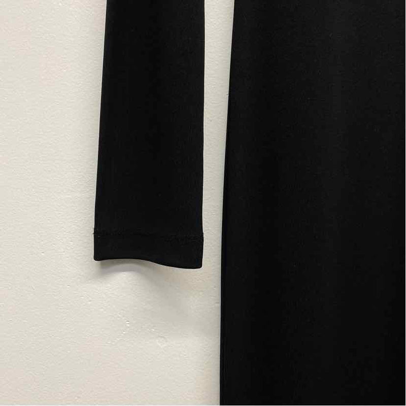 Lauren Ralph Lauren Size S Women's Solid Black Maxi-Long Sleeve Dress