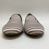 Arcopedico Size 42-11 Women's Tan-White Stripe Flats Shoes