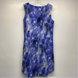 Athleta Size 10-M Women's Blue Pattern Sheath Dress