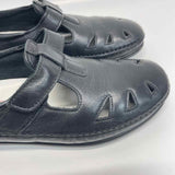 SAS Size 10 Women's Black Cut Out Slip On Shoes