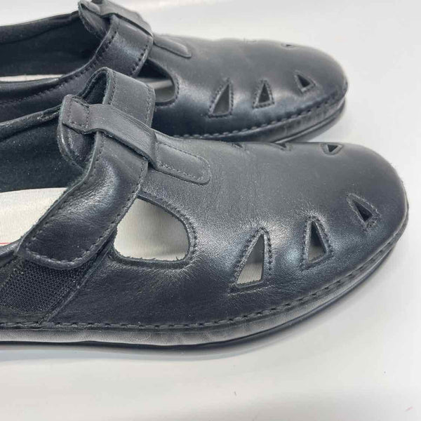SAS Size 10 Women's Black Cut Out Slip On Shoes