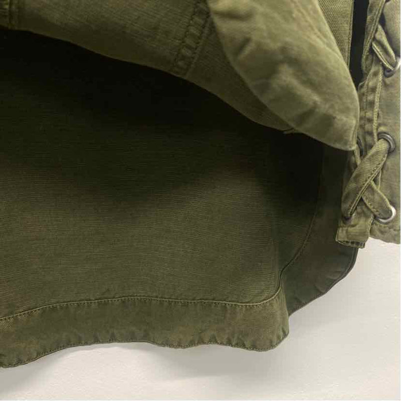 Willow & Clay Women's Size M Green Solid Utility Jacket