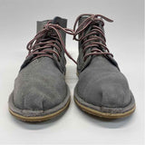Toms Size 6 Women's Gray Solid Lace Up Booties