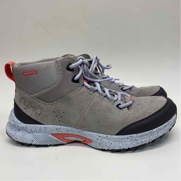 Ryka Taiga Trail Insignia Size 8 Women's Taupe Solid Lace Up Booties