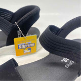 Skechers Size 7 Women's Black Solid Strappy Sandals