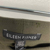 Eileen Fisher Size M- (6-8) Women's Green Solid Pull On Pants