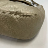 Brighton Gold Leather Pebbled Shoulder Handbag