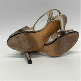Platinum BP Size 6 Women's Gold Solid Heel Sandals