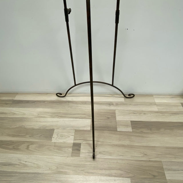 Brown Wrought Iron Easel