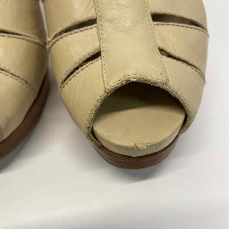 Stuart Weitzman Size 7 Women's Tan Solid High Heel Shoes