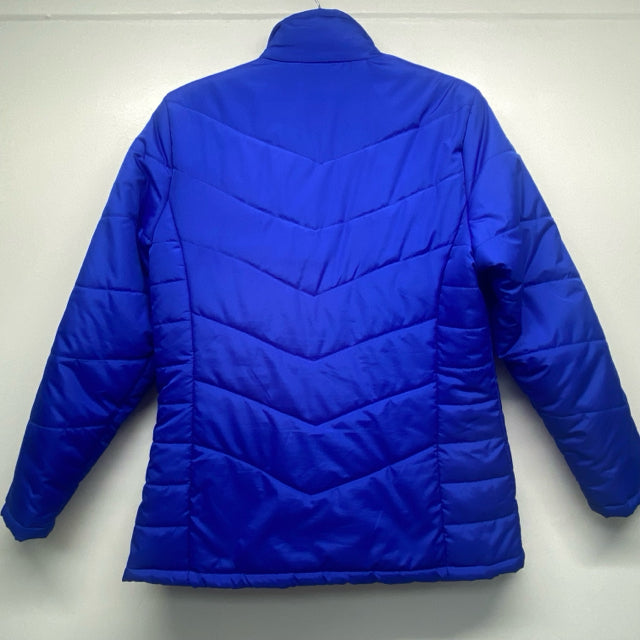 Anthony Richards Women's Size L Blue Solid Puffer Coat
