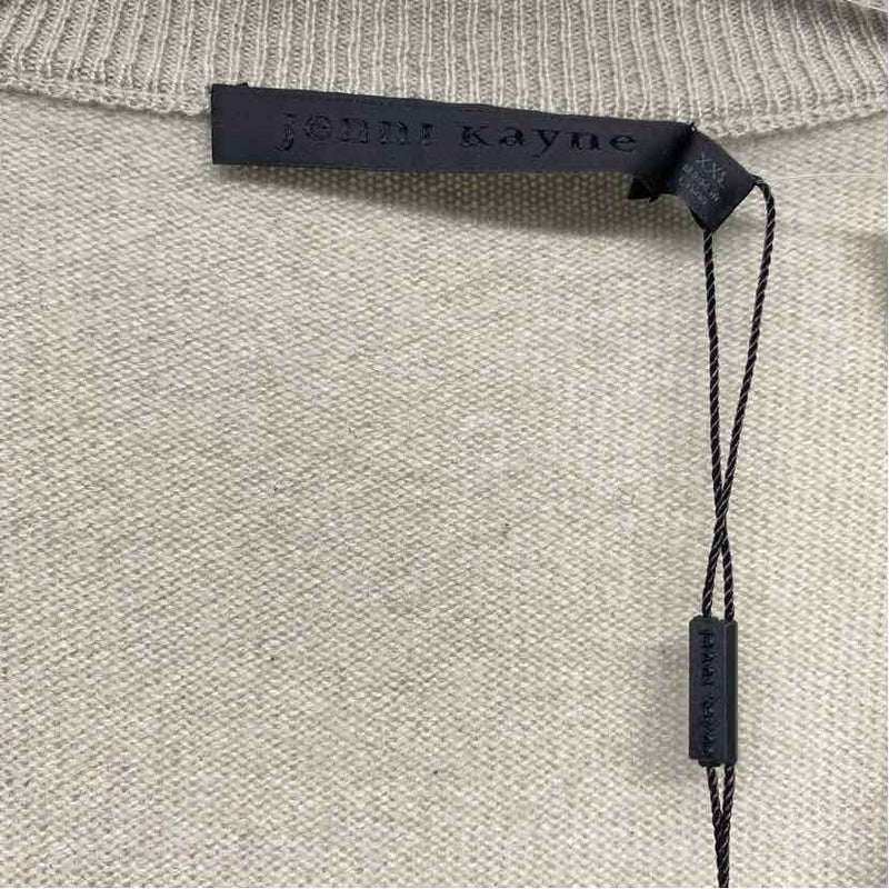 Jenni Kayne Size XXL Women's Light Green Solid Pullover Sweater