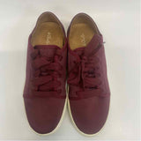 OluKai Size 7.5 Women's Burgundy Solid Lace Up Sneakers