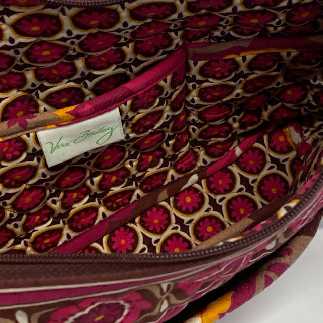 Vera Bradley Pink-Multi Cotton Floral Shoulder Handbag