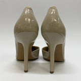 BCBG Size 6.5 Beige Solid Women's High Heel Shoes