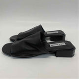 Steve Madden Size 7 Women's Black Solid Slide Sandals