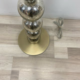 Brass Metal-Glass Sphere Floor Lamp