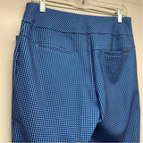 CE Golfs Size M Women's Blue-White Checkered Pull On Activewear Pants