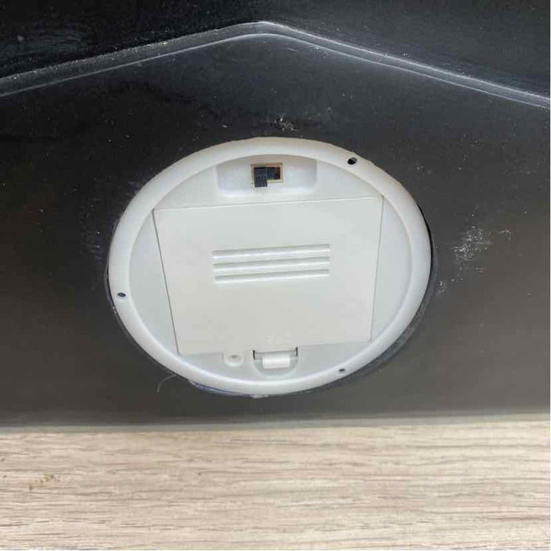 Black Pontiac Trans Am Floating Wall Glass Shelf w LED Headlights