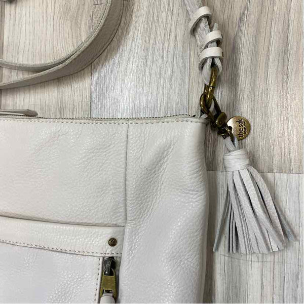 The Sak OffWhite Pebbled Leather Crossbody Handbag